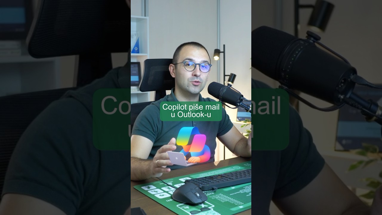 Kako Copilot piše mail u Outlook-u? #excelgrasic #outlook #copilot
