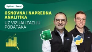 Kurs python i excel osnovna i napredna analitika uz vizualizaciju podataka cover
