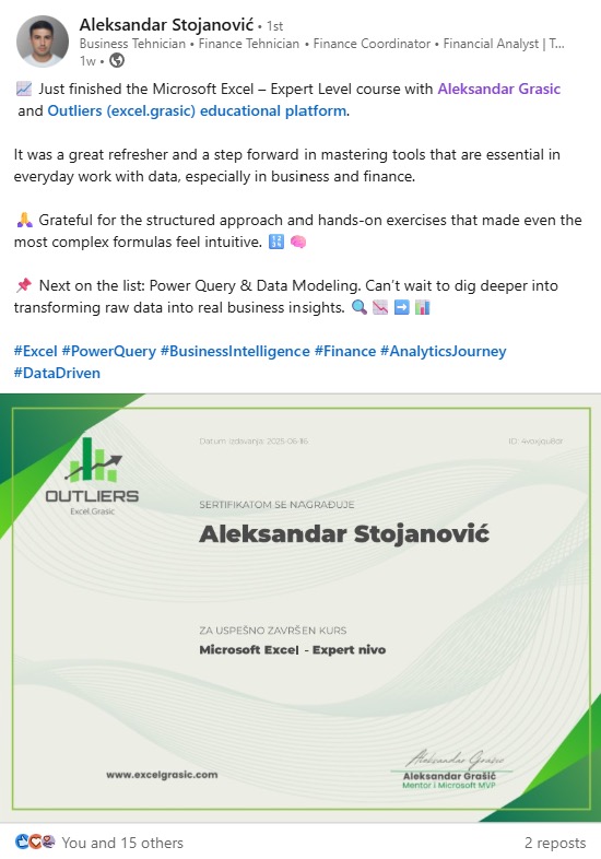 Aleksandar sertifikat
